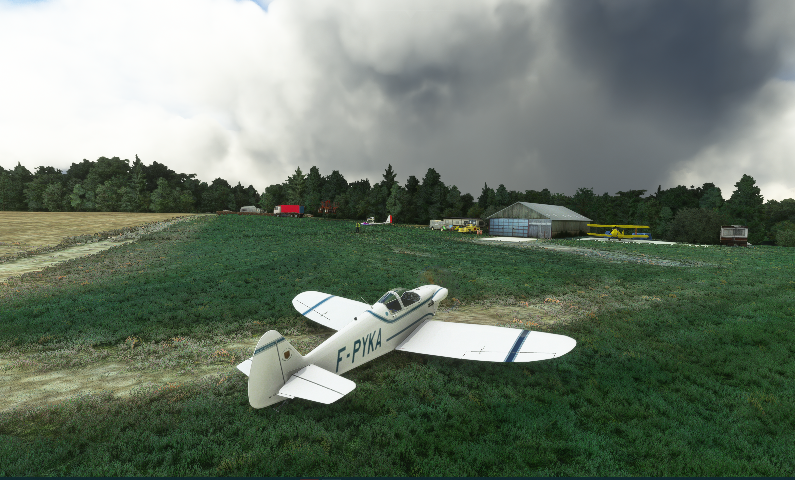 Brown Shutter airfield in MSFS upgraded by Neil Birch.