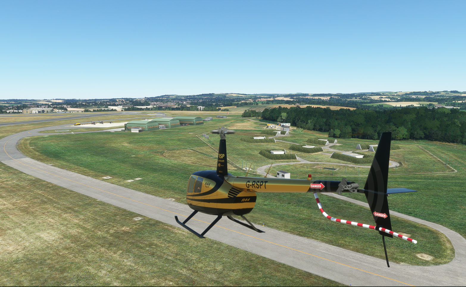 RNAS Culdrose in the R44 - Cornwall Airfields