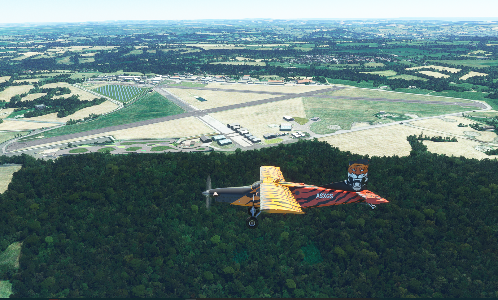 Dunkeswell Aerodrome vista.