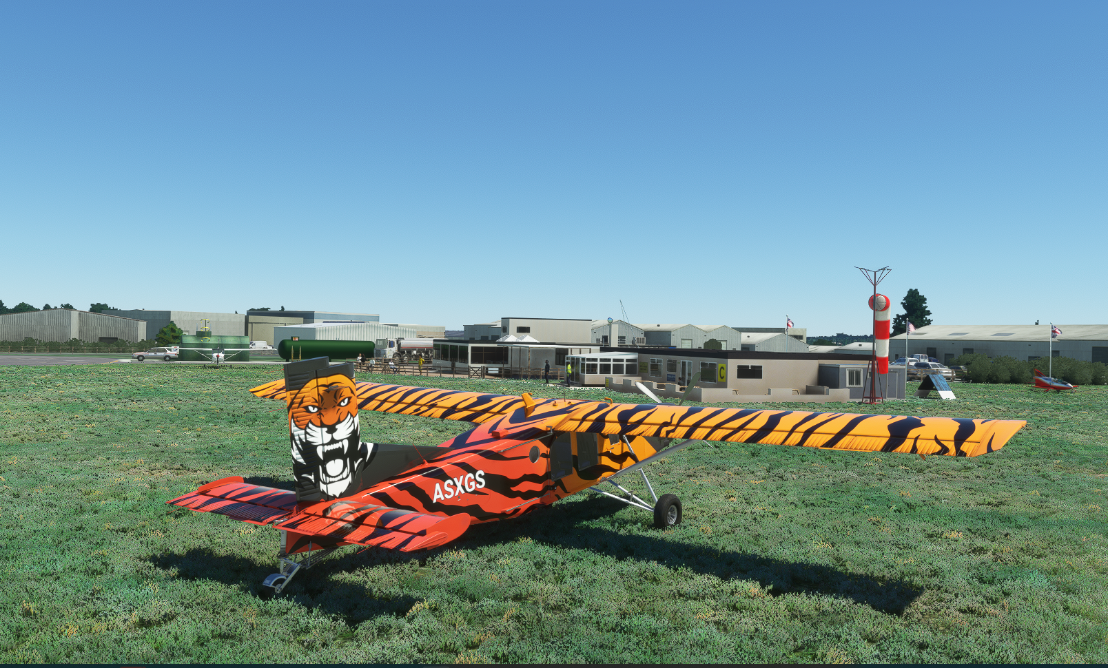 Parked at Dunkeswell Airfield