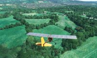 Flying from Majery Cross in a Top Rudder